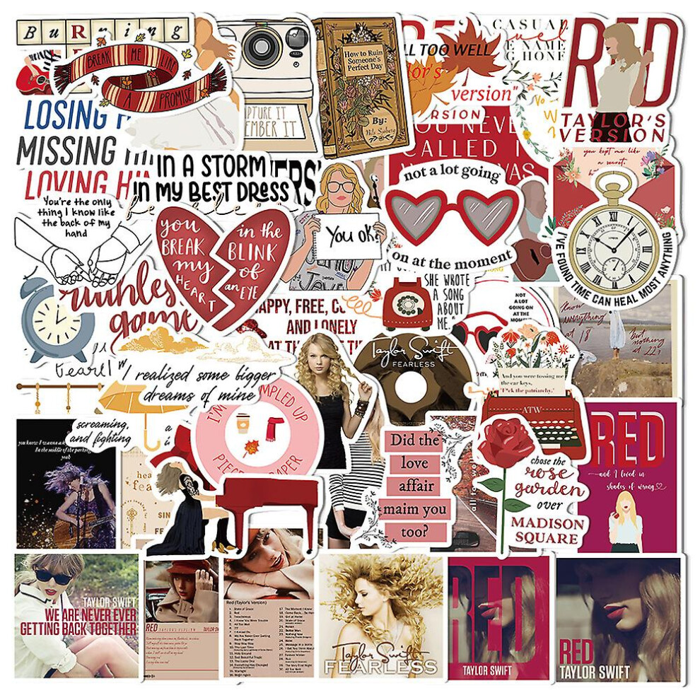 (Type 4) 50pcs Taylor Swift Stickers Graffiti Stickers