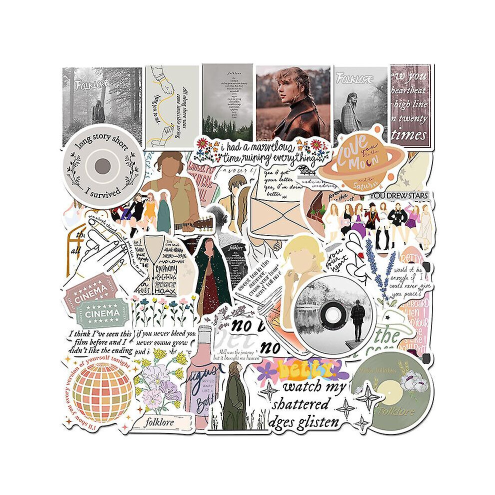 (Type 3) 50pcs Taylor Swift Stickers Graffiti Stickers