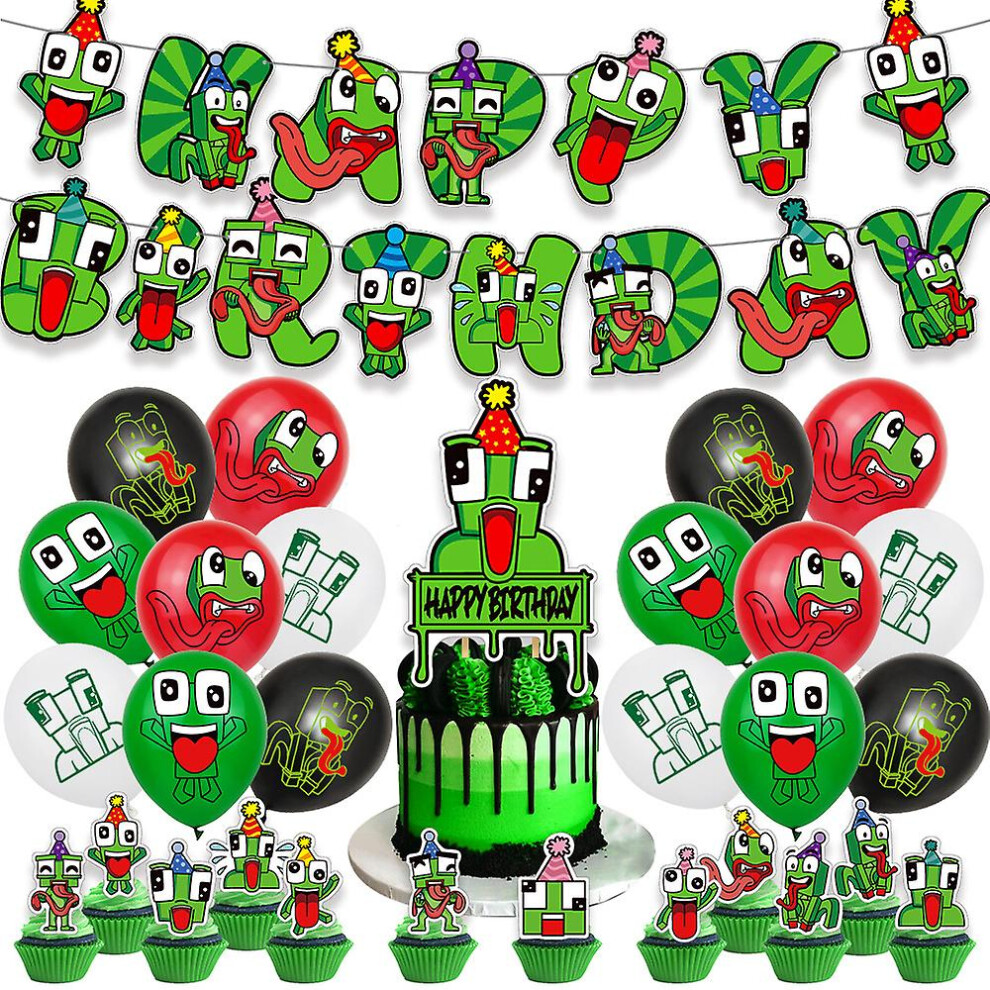 Unspeakable Themed Birthday Party Decor Supplies Kits Set Includes Banner, Latex Balloon, Cake/cupcake Toppers, Unspeakable Party Favor