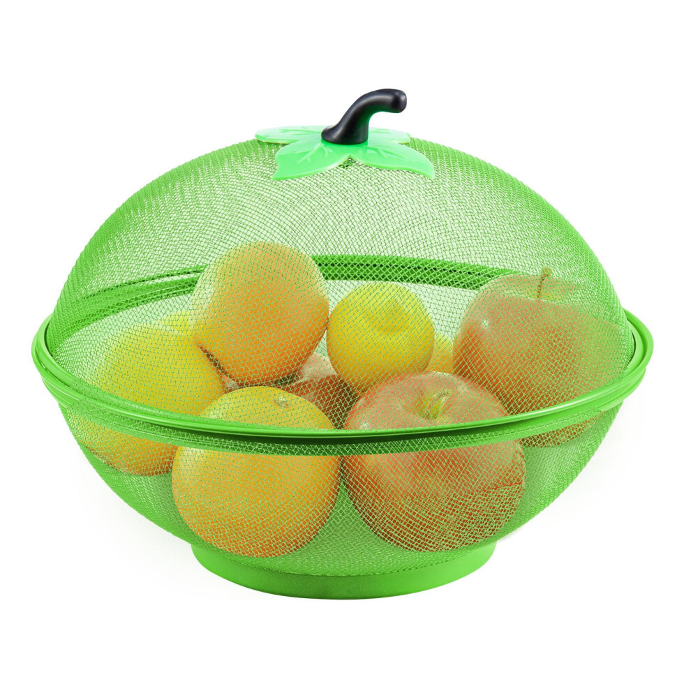 Fruits Bowl Basket Kitchen Dishwashing Drain Basket  (Green)