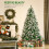 Homcom HOMCOM 6FT Artificial Christmas Tree Xmas Indoor Decoration, Automatic Open 3