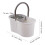 Living And Home Spin Mop and Bucket Set for Floor Cleaning 6