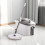 Living And Home Spin Mop and Bucket Set for Floor Cleaning 1