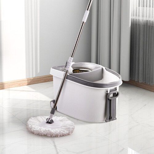Living And Home Spin Mop and Bucket Set for Floor Cleaning