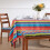 Homescapes (Two Seater) Multi Stripe Bench Cushion 3
