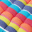 Homescapes (Three Seater) Multi Stripe Bench Cushion 5