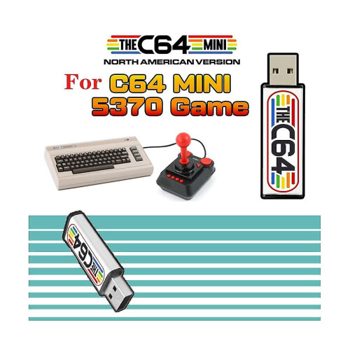 Usb Stick For C64 Mini Retro Game Console Plug And Play Usb Stick U Disk Game Disk With 5370 Games 2