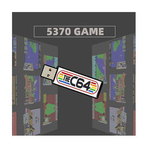Usb Stick For C64 Mini Retro Game Console Plug And Play Usb Stick U Disk Game Disk With 5370 Games 1