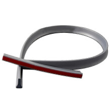 (1.5M, Silver Grey) Shower Door Dam Water Stopper Collapsible Shower Threshold Water Barrier Waterproof Strip
