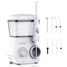 D600 Water Flosser Professional Dental Flosser Electric Oral Irrigator with 20oz 8 Jet Tips 10 Pressure Setting for Teeth And Braces