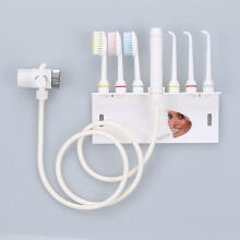 6/5 Tips Flosser Faucet Oral Irrigator Water Spa Jet Tooth Cleaner Sets Pvc Pipes Toothbrushes