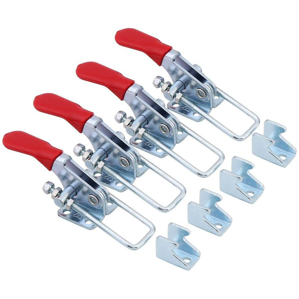 Winter Promotion,Set Of 4 Latch Type Toggle Clamps - Holding Capacity: 163 Kg - Gh-40323 - U-Shaped 7364070921942