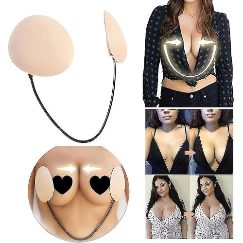 Women's Deep Push Up Breastless Bra Set 1