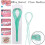 50pcs Dental Floss Threaders Teeth Holder Between Orthodontic Braces Bridge Hilo 1