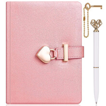 Heart Shaped Lock Diary With Key