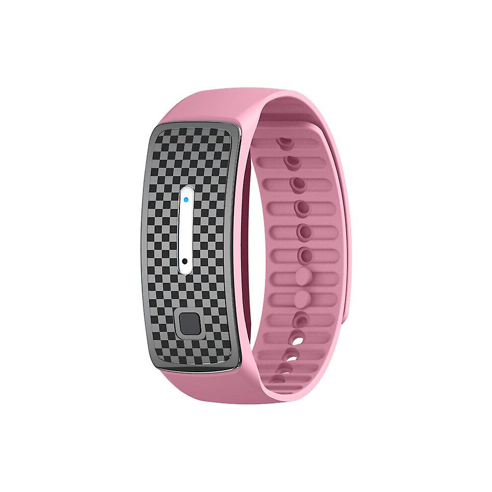 (pink) Ultrasonic Body Shape Bracelet, Ultrasonic Body Sculpting Wristband, Magnetic Lymph Detox Bracelet