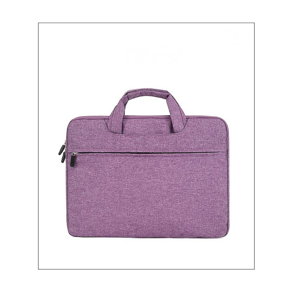 Simple Business Large Capacity Sleeve Bag Document Laptop Bag Waterproof Tote Bag, 14 Inch Purple 7364070857609