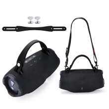 (Black) Carrying Strap for JBL Xtreme 4/3/2 Wire Bluetooth Audio Universal Silicone Carrying Strap with Screws
