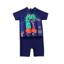 (Style 15, XXL110-120cm 20-30kg) Kids Swimsuit Float Suit Adjustable Buoyancy Cartoon Swimsuit Cap Beach Swimsuit Boys Girls Swimwear