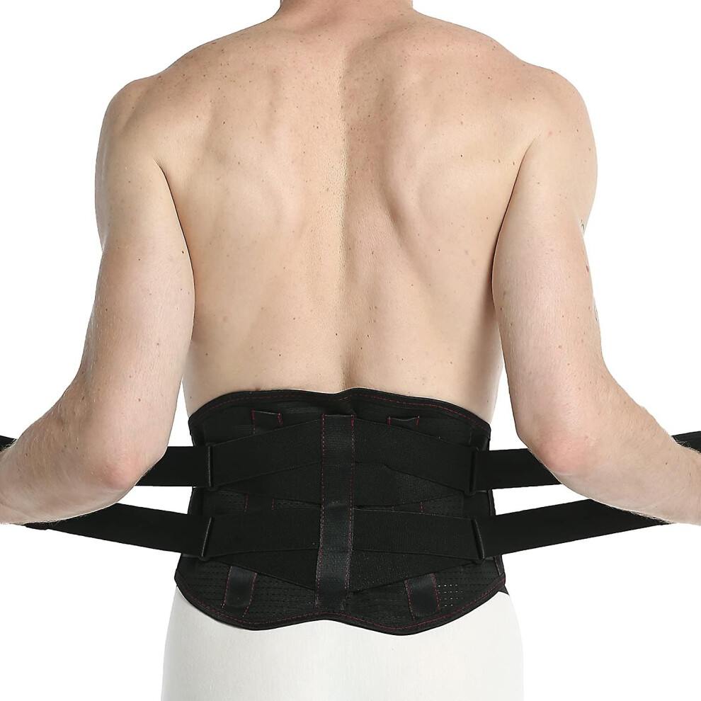 Black (, M) Plus Size Umbilical Hernia Support Belt Pain Discomfort Relief From Umbilical Navel Ventral Incisional Hernias Hernia Binder
