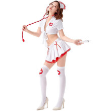 Sexy Nurse Costume Porno Women Erotic Underwear Babydoll Lingerie Underwear Sexy Dress Nurse Maid Uniform for Role Playing