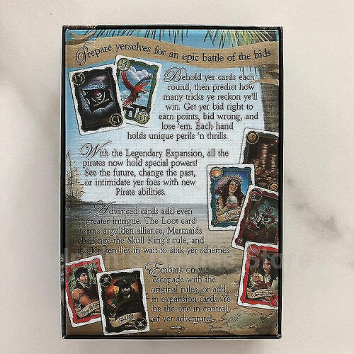 (new version) Skull King English Version Board Game Card 1