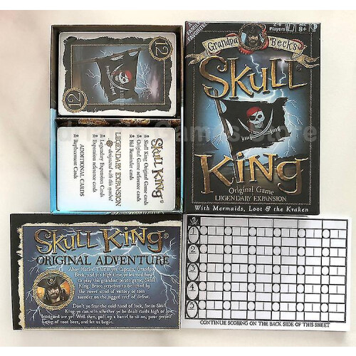 (new version) Skull King English Version Board Game Card 2