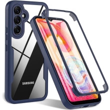 (blue, Samsung A25) Built-in Screen Protector Case 360 Full Body Protective Cover For Samsung Galaxy Anti-Scratch Shockproof Bumper Phone Case