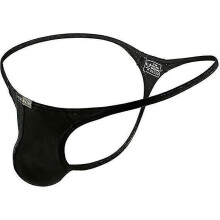 (L, Black) Men's Sexy Thong, Mens T-back Thongs Sexy Low Rise Briefs, Men Underwear G-string Bikini Gay Underwear