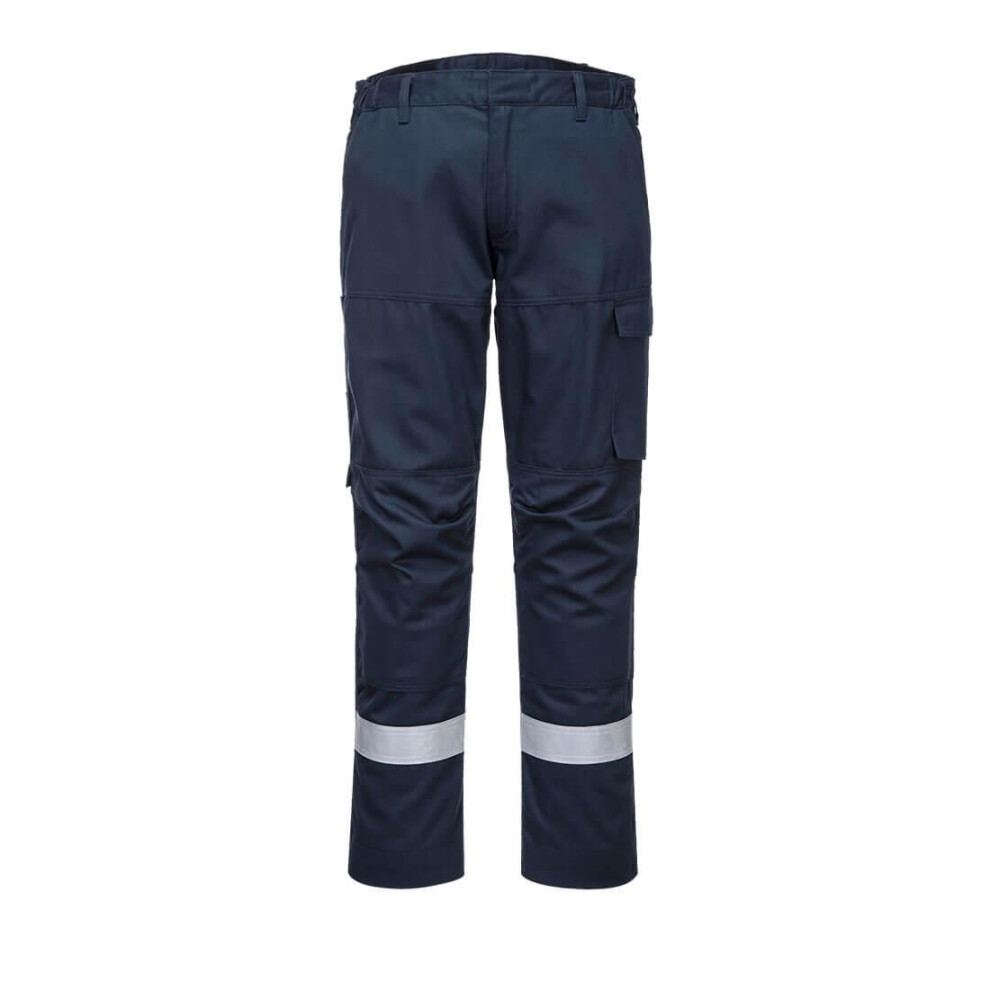 (42R, Navy) Portwest Mens Bizflame Ultra Trousers