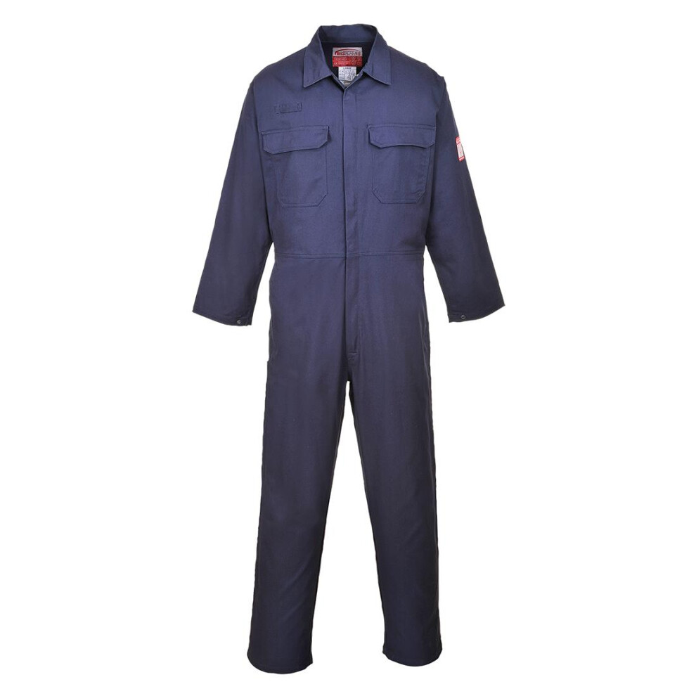 (XXL, Navy) Portwest Unisex Adult Bizflame Pro Overalls