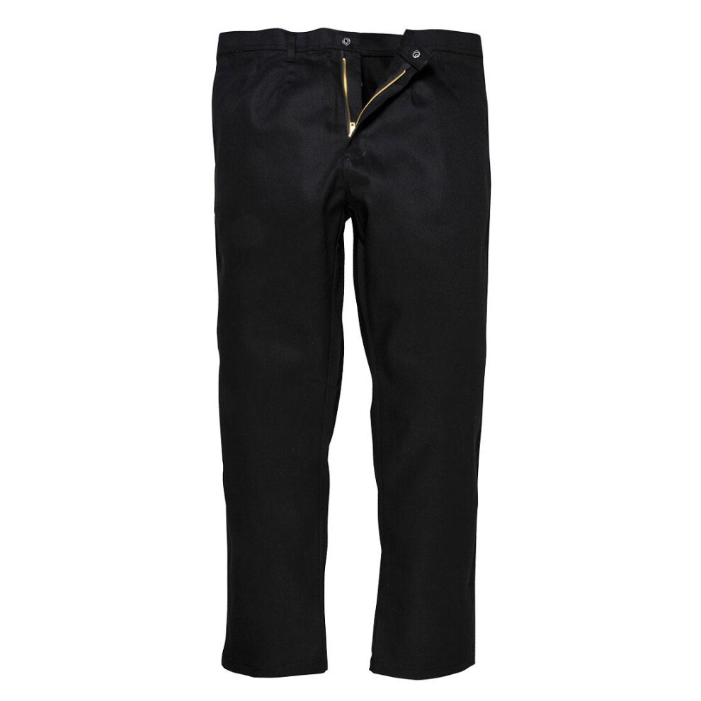 (3XL R, Black) Portwest Mens Bizweld Work Trousers