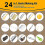 24pcs Sushi Making Kit All In One Bazooka Roller Set for Beginners Professionals 2