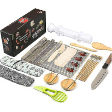 24pcs Sushi Making Kit All In One Bazooka Roller Set for Beginners Professionals