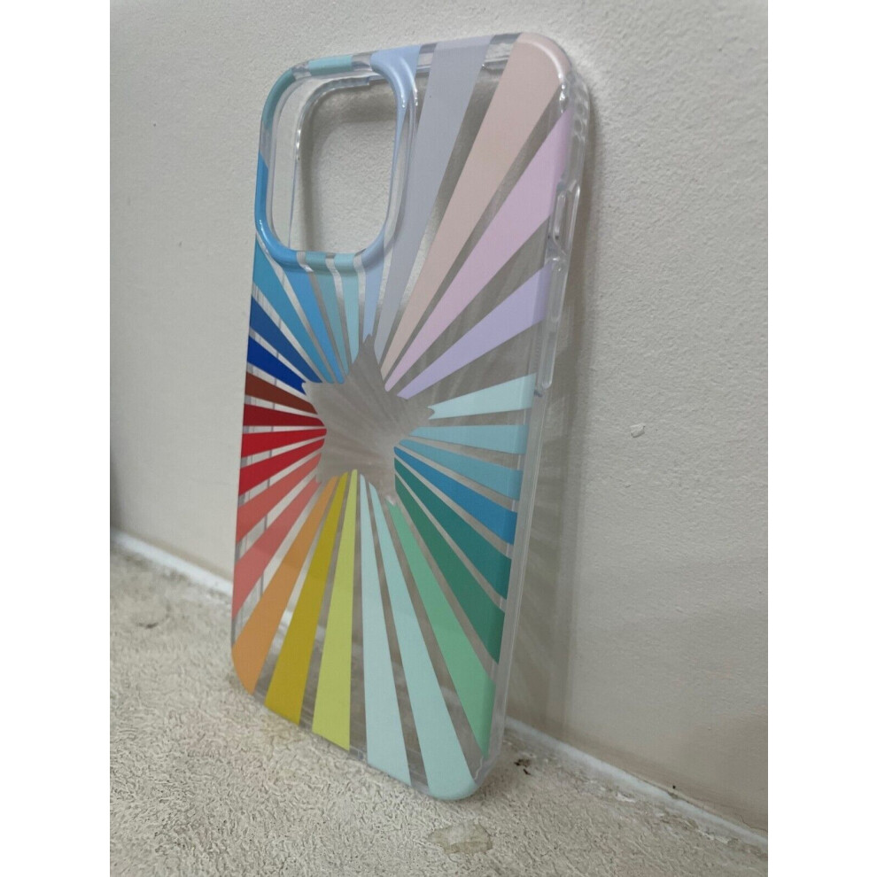 Case for iPhone 13 PRO MAX Rainbow Star Design + Tempered Glass New Retail Boxed