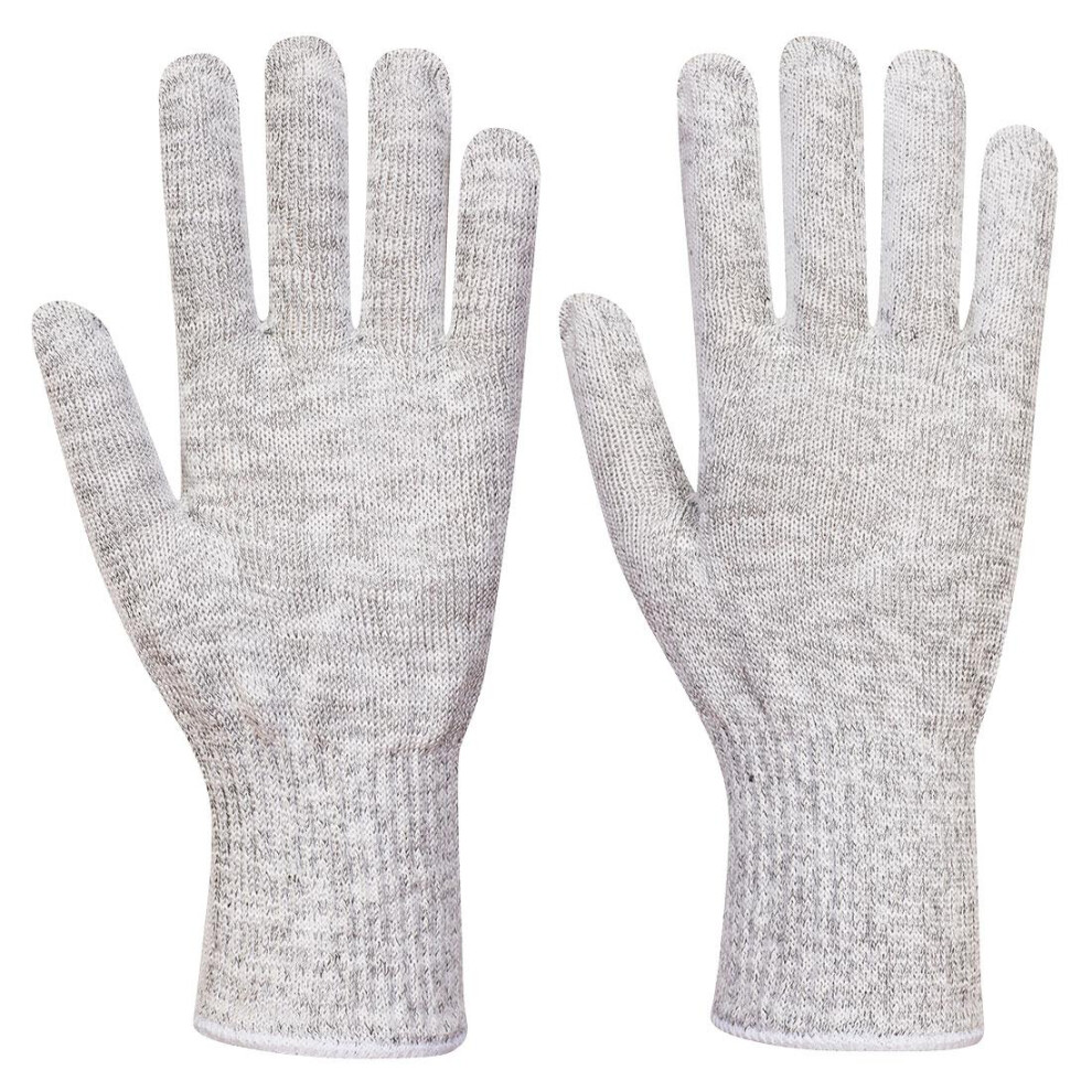 (XL, Grey) Portwest Unisex Adult AHR Lined Food Industry Glove