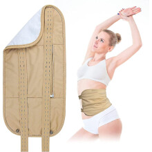 (Khaki) Castor Oil Packs, Compressed Reusable Castor Oil Pack Kit (castor Oil Not Included)