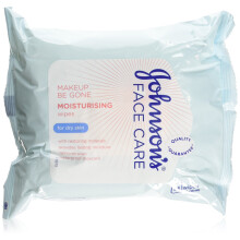 Face Care Make Up Be Gone Moisturising Wipes for Dry Skin - Pack of 2