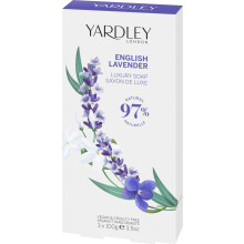 London English Lavender Luxury Soaps for her 3x100g