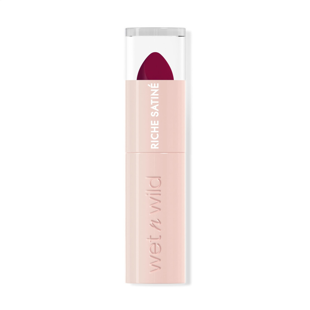 Wet n Wild, Megalast Lipstick, Long-lasting Lipstick with Shine Finish, Hydrating Non-drying Formula, Richly-pigmented with Velvety Texture, Enriched