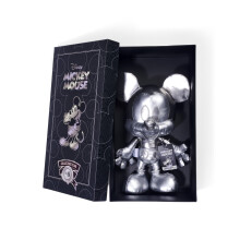 6315870308 Disney Silver Mickey Mouse - September Edition, Amazon Exclusive, 35 cm Plush Figure in Gift Box, Special, Limited Edition Collectible,