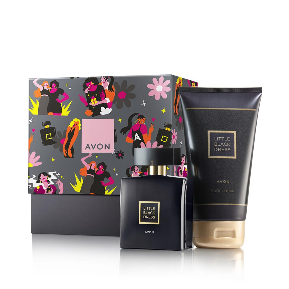 Little Black Dress Two Piece Gift Set with Little Black Dress EDP 50ml and Body Lotion 150ml in a Gift Box