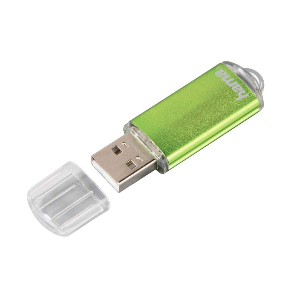 Laeta 64GB 64GB USB 2.0 Type-A Green,Transparent USB flash drive - USB flash drives (USB 2.0, Type-A, Cap, green, Transparent, Metal, Plastic, Windows