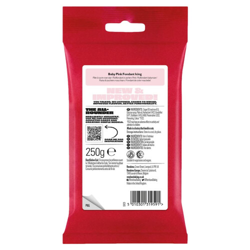 Baby Pink Ready to Roll Icing 250g 1