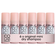 Mini Dry Shampoo, Original, 50ml, 6 Pack - No White Residue, No Fuss, All Hair Types, Fresh Scent