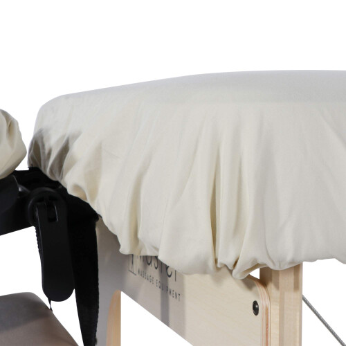 Dignity & Luxury Microfiber Table Cover Set 2 Piece Set Nature - Machine Washable- Sand Colour 2