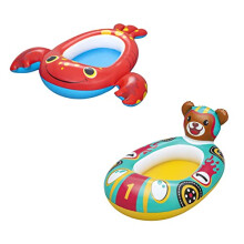 Bateau gonflable bébé - Bestway - Orso-Aragosta - Blu/Giallo/Rosso - Gonfiabile - Nuoto