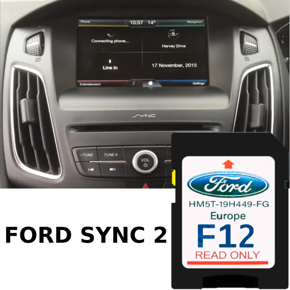 Ford sync2 F12 2024 SD card map update for UK & Europe  HM5T-19H449-FG