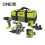 Ryobi Ryobi Cordless Combi Drill, Circular Saw & Random Orbital Sander Kit 1