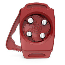 (Red) Can Opener Beer Beverage Jar Opener Soft Edge Can Top Remover Can Cutter Kitchen Bar Tool